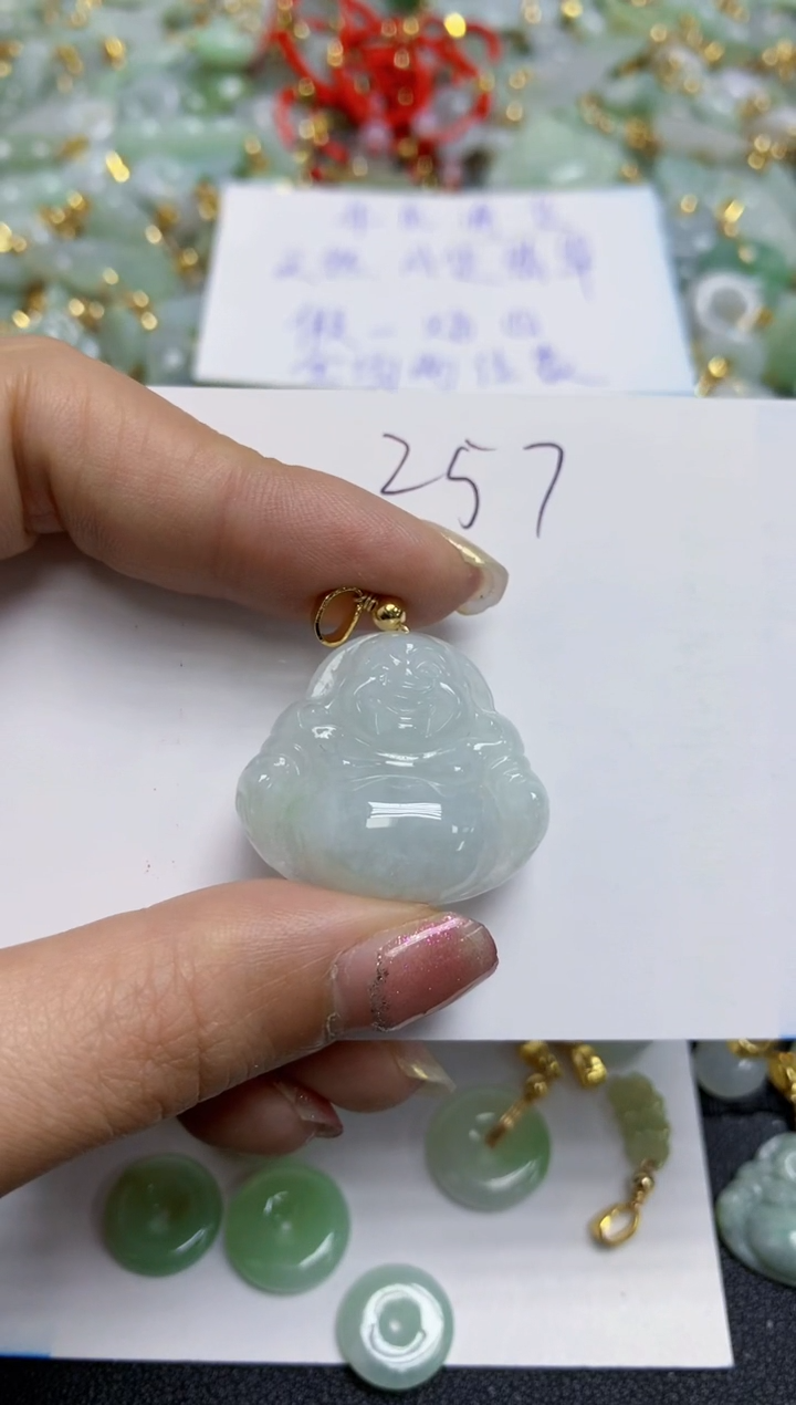 【闪购商品】翡翠颈饰合金天然翡翠A货