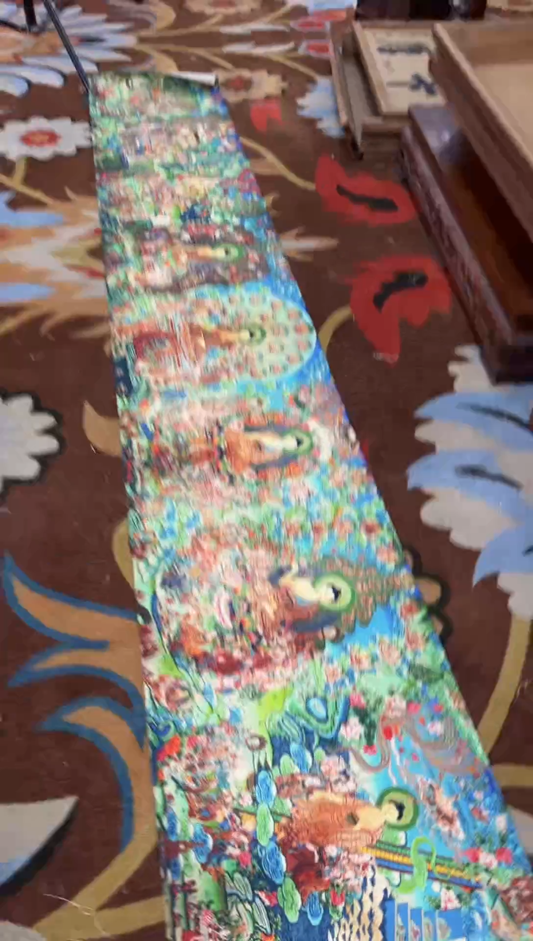 卷轴画老三的唐卡tk16