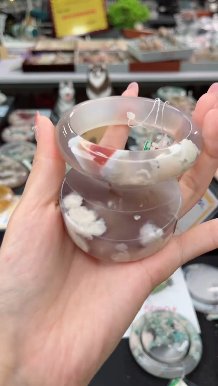 【闪购商品】石英质玉手镯未镶嵌圈59口（赠品镯心）6455015