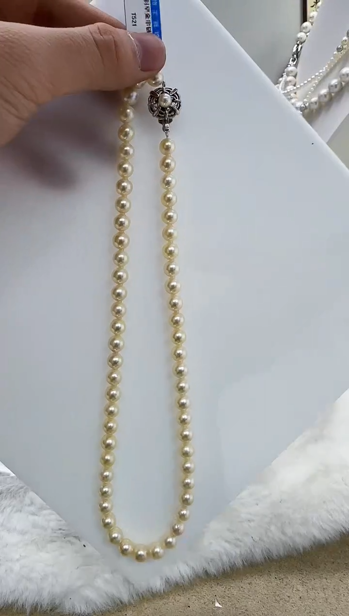 【闪购商品】海水珍珠DA未镶嵌羽皇金串 t521