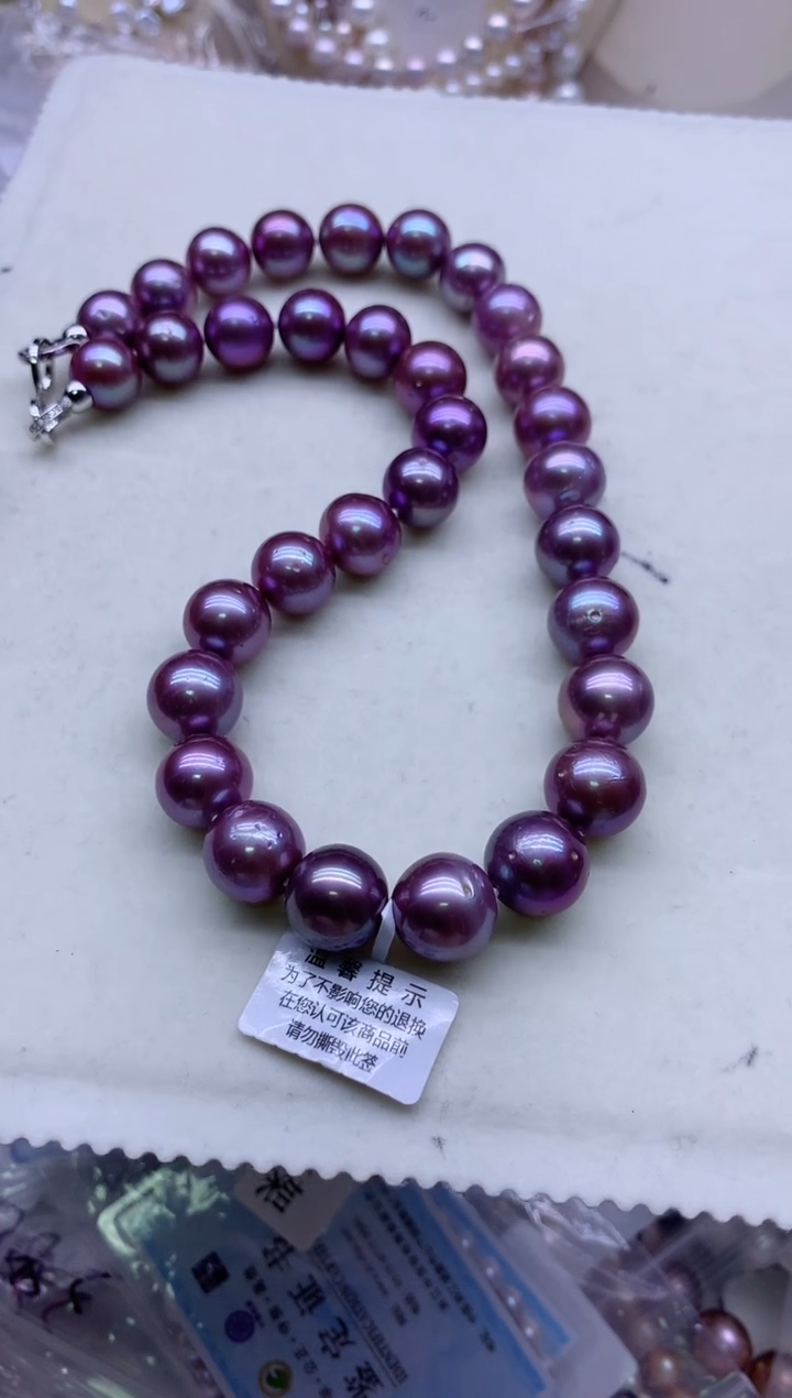 【闪购商品】淡水珍珠项链银S925镶嵌淡水珍珠项链