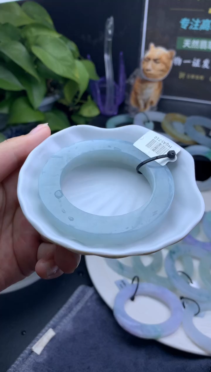 定制翡翠定制翡翠手镯未镶嵌51-61宽8