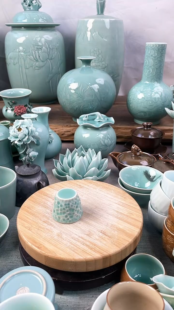 【闪购商品】特价 微瑕 慧仙青瓷