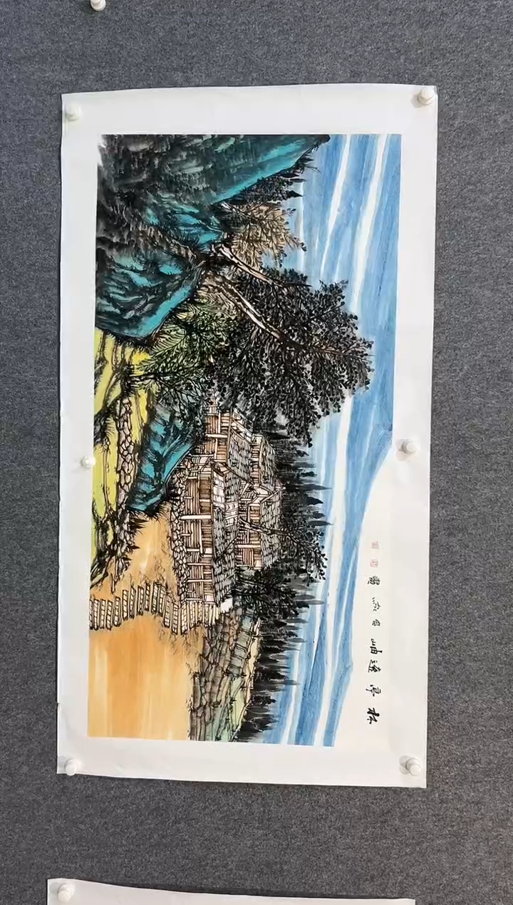 【闪购商品】绘画荆贵家-8平尺-山水国画