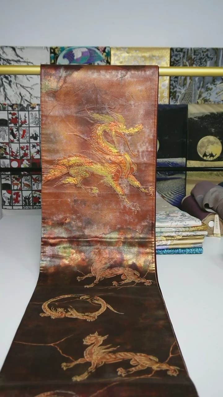 【闪购商品】织绣织锦34六通小龙