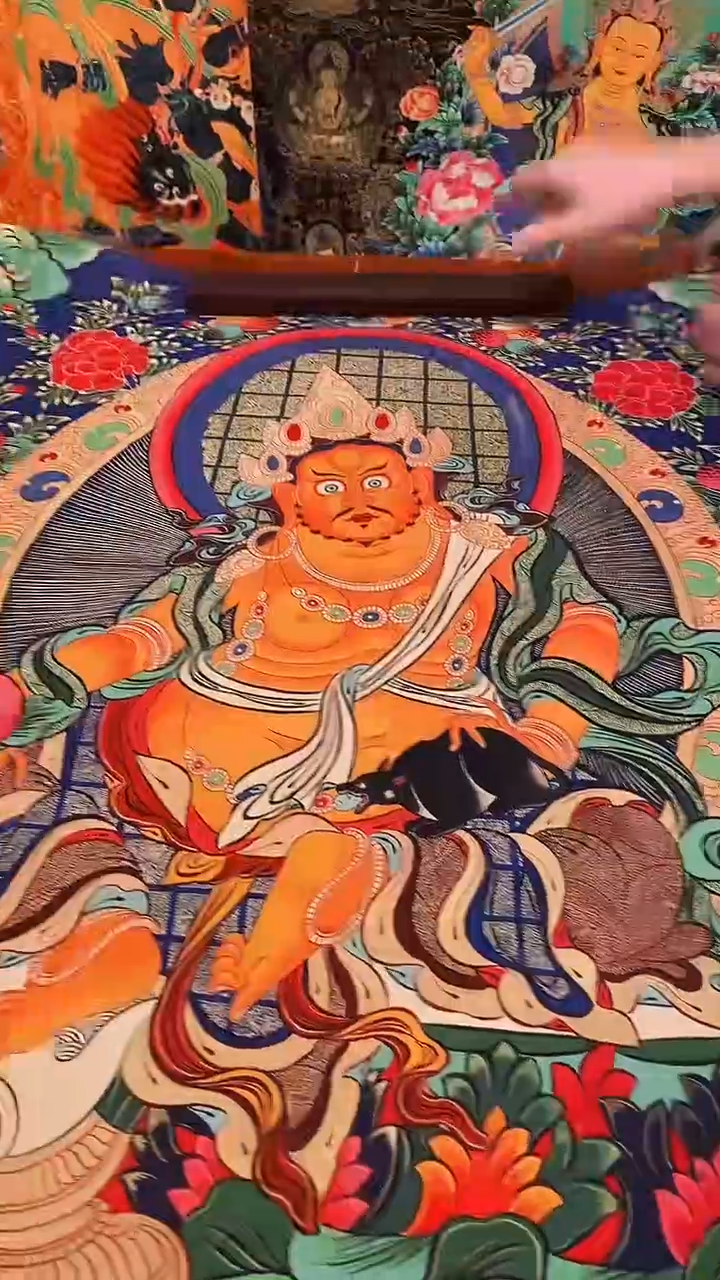 装裱画精美唐卡tk16056