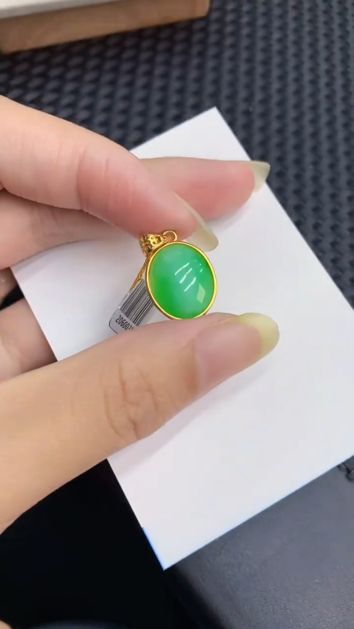 【闪购商品】翡翠颈饰银S925镶嵌            8