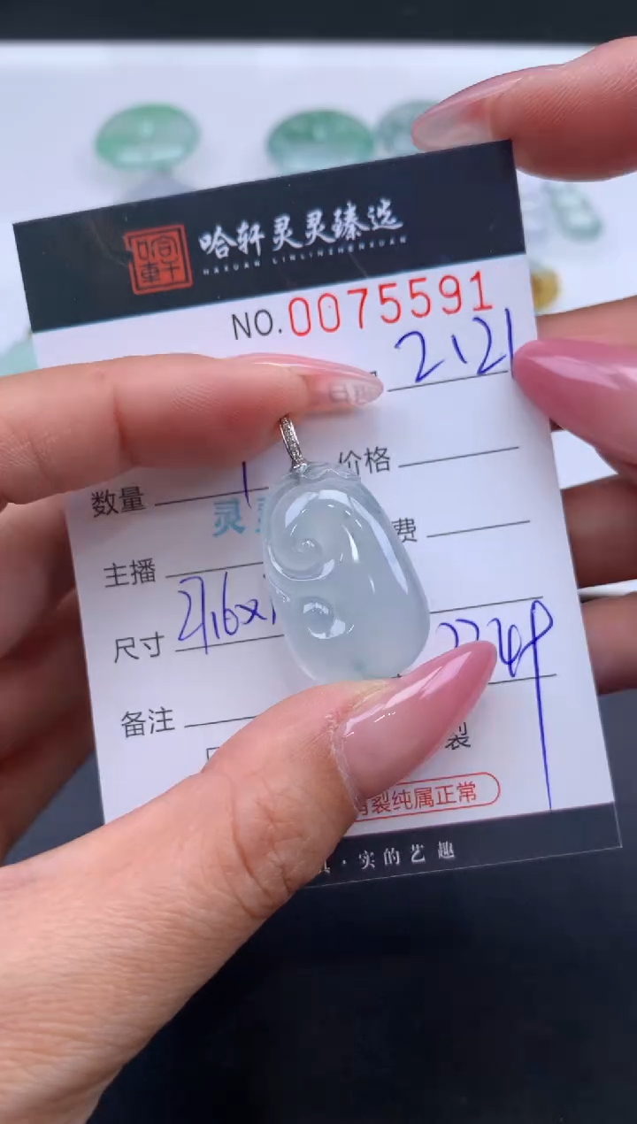 【闪购商品】翡翠挂件未镶嵌哈轩 挂件1