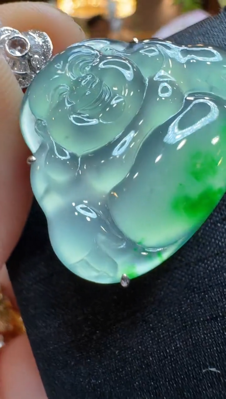 【闪购商品】翡翠吊坠(不含链)18K金镶嵌多样性团购发一件