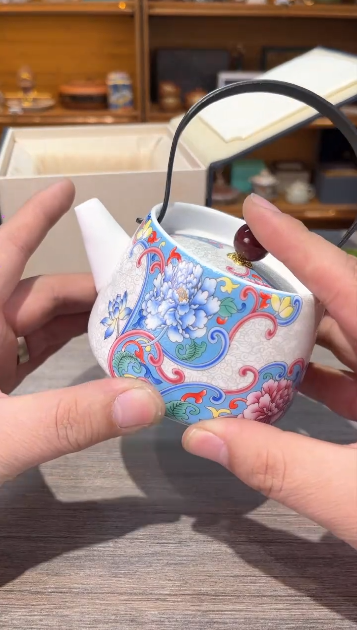【闪购商品】掐丝银提梁壶茶具茶具