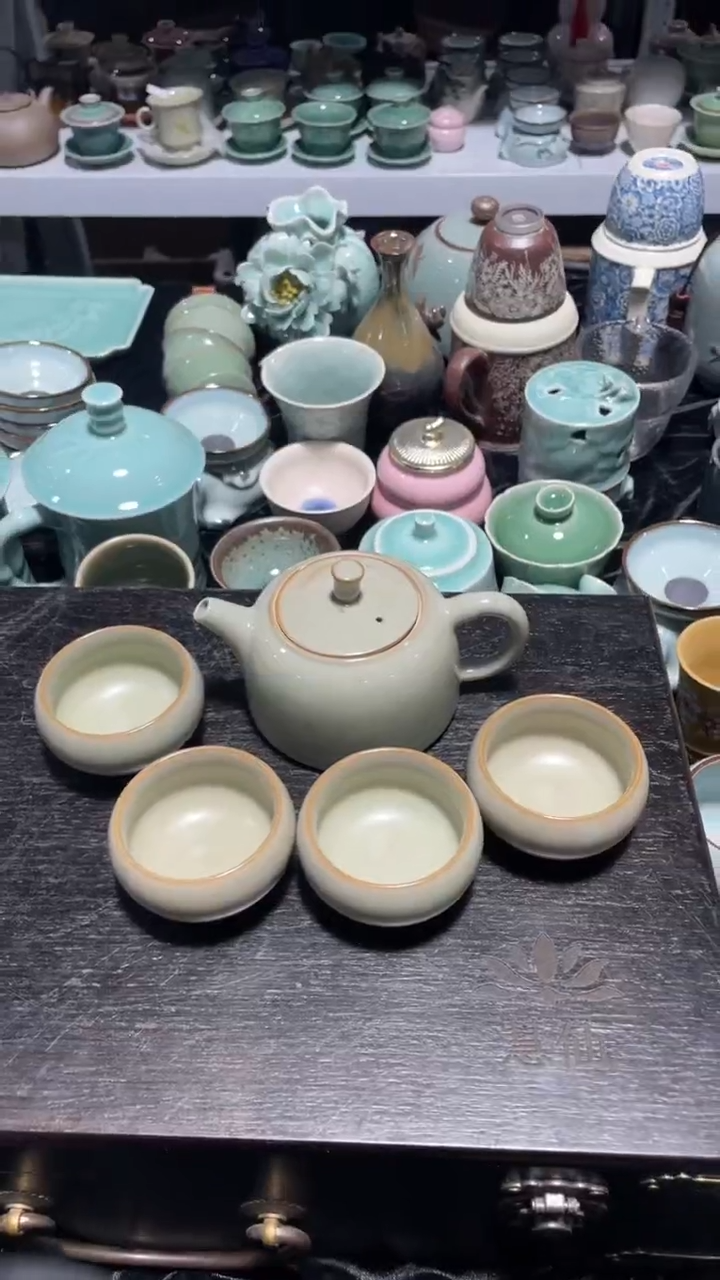 【闪购商品】1壶4杯 特价 福利  慧仙青瓷