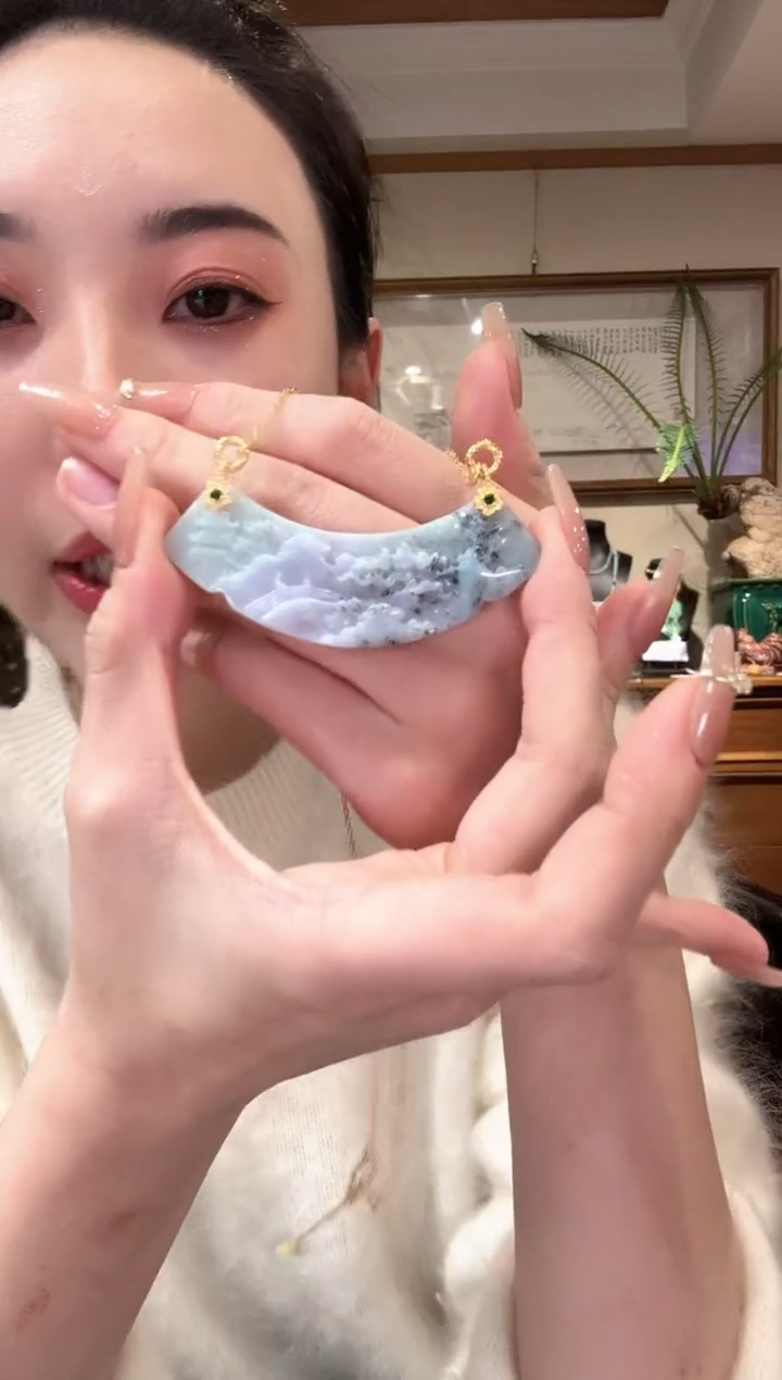 【闪购商品】翡翠颈饰未镶嵌国风