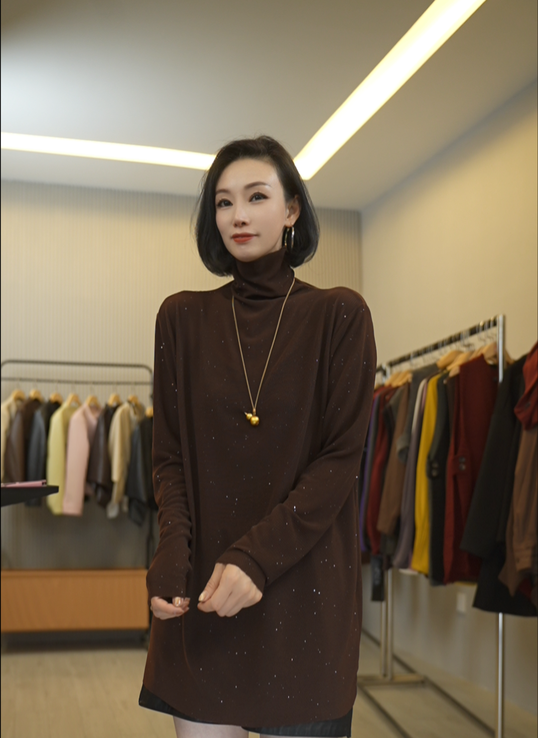 蒋姐家 秋季亮闪闪打底衫