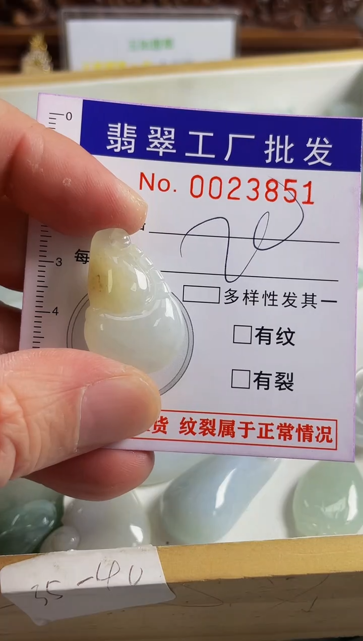 【闪购商品】翡翠颈饰未镶嵌扣头天然A货翡翠