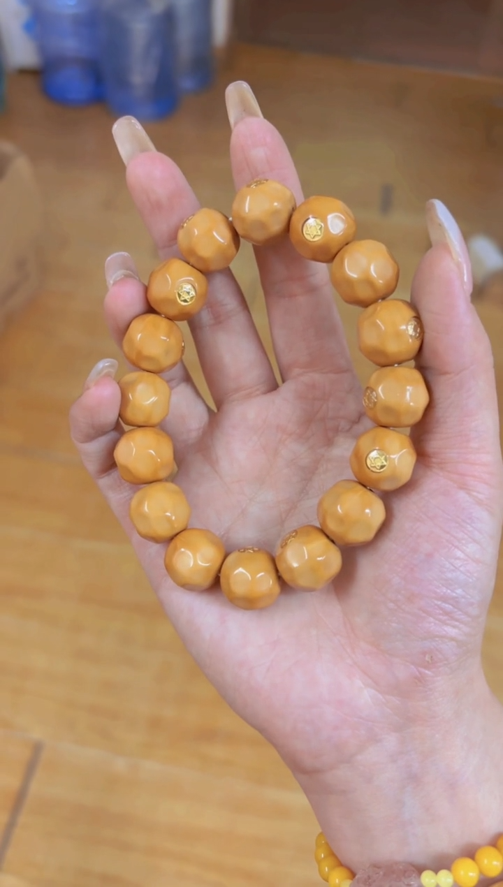 【闪购商品】菩提根/象牙果吊坠13mm全金标猴头单圈