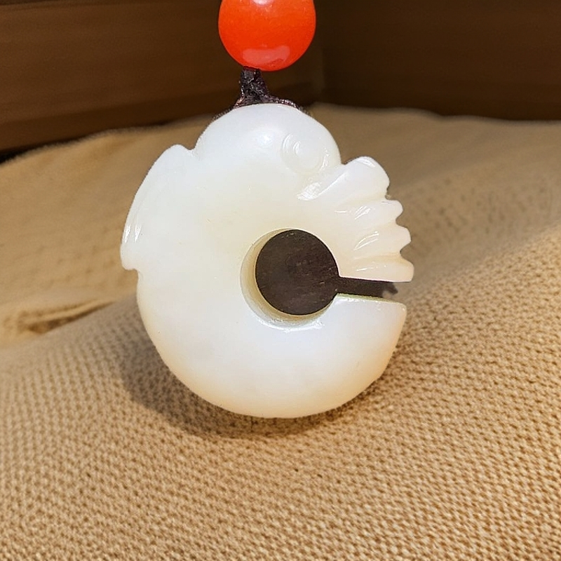 和田玉吊坠(不含链)未镶嵌