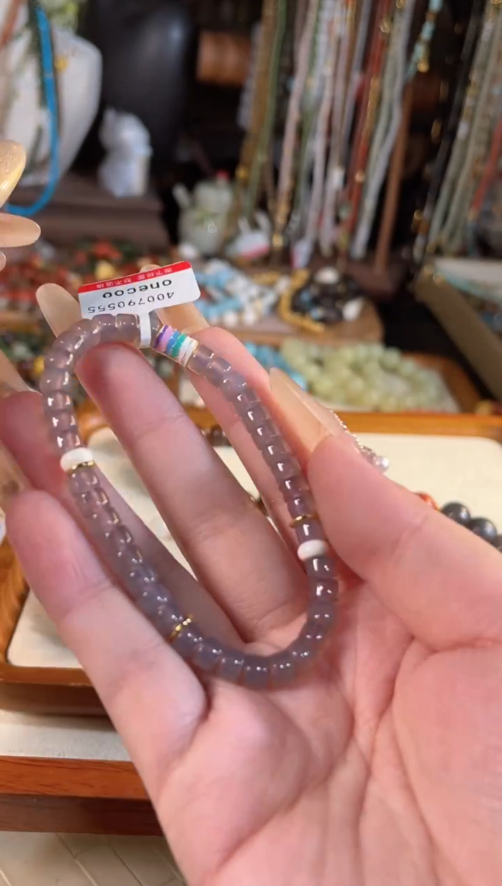 【闪购商品】玛瑙/玉髓手链银S925镶嵌多样性发货其一