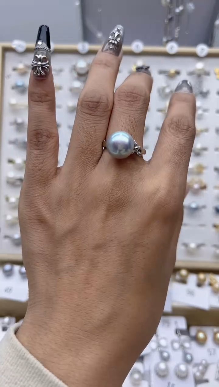 【闪购商品】淡水珍珠戒指合金20