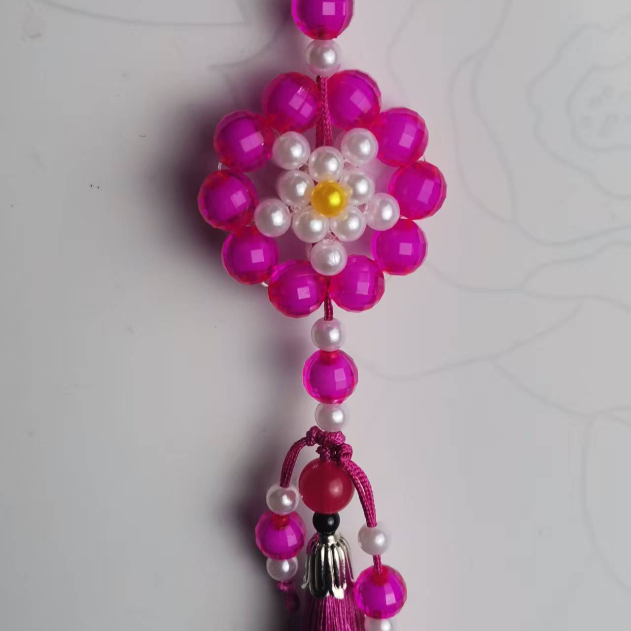 串珠有钱花挂件材料包