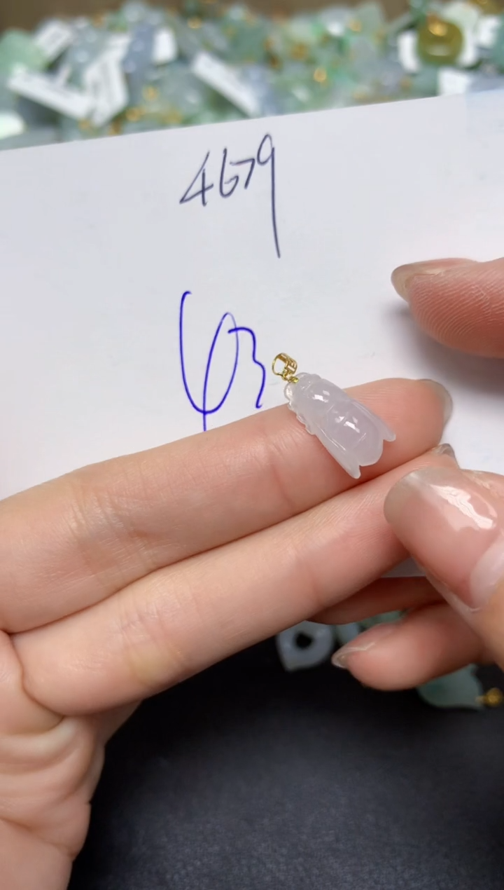 【闪购商品】翡翠颈饰18K金镶嵌天然翡翠A货