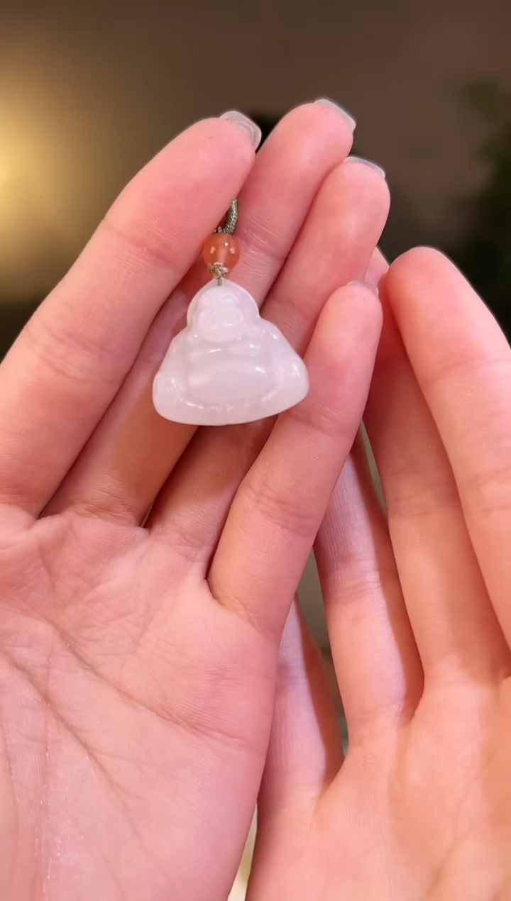 【闪购商品】和田玉颈饰未镶嵌佛公p