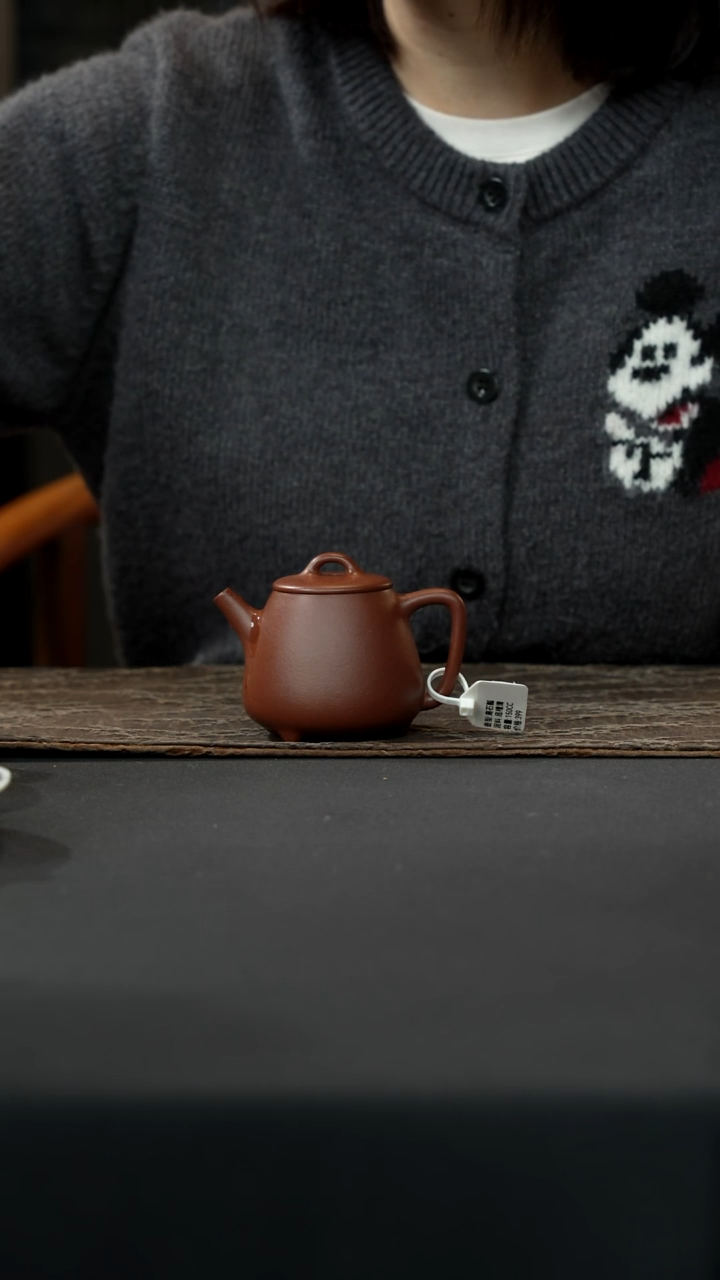 【闪购商品】紫砂茶壶底槽清高石瓢150cc