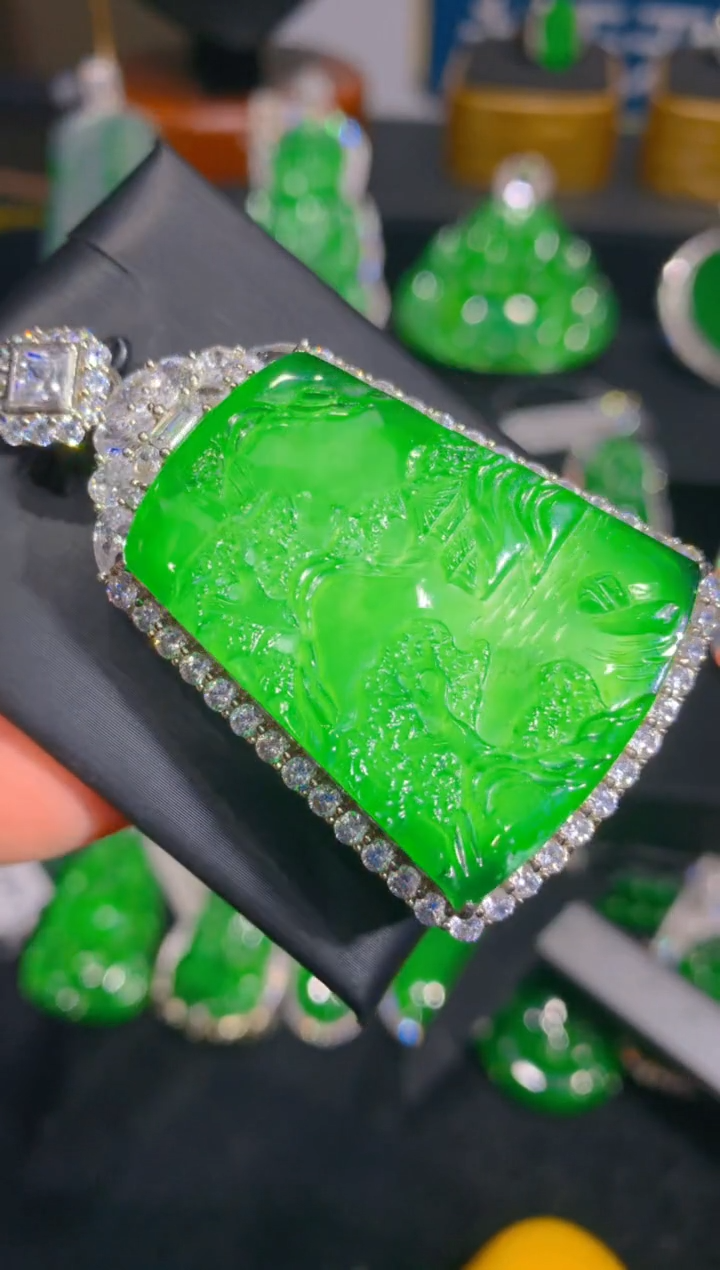 【闪购商品】翡翠颈饰银S925镶嵌79一季