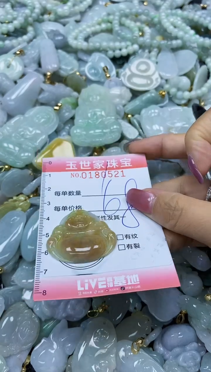 【闪购商品】翡翠颈饰未镶嵌闪购0180521