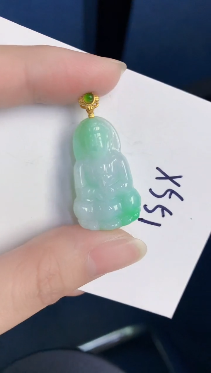 颈饰未镶嵌翡翠天然翡翠缅甸A货