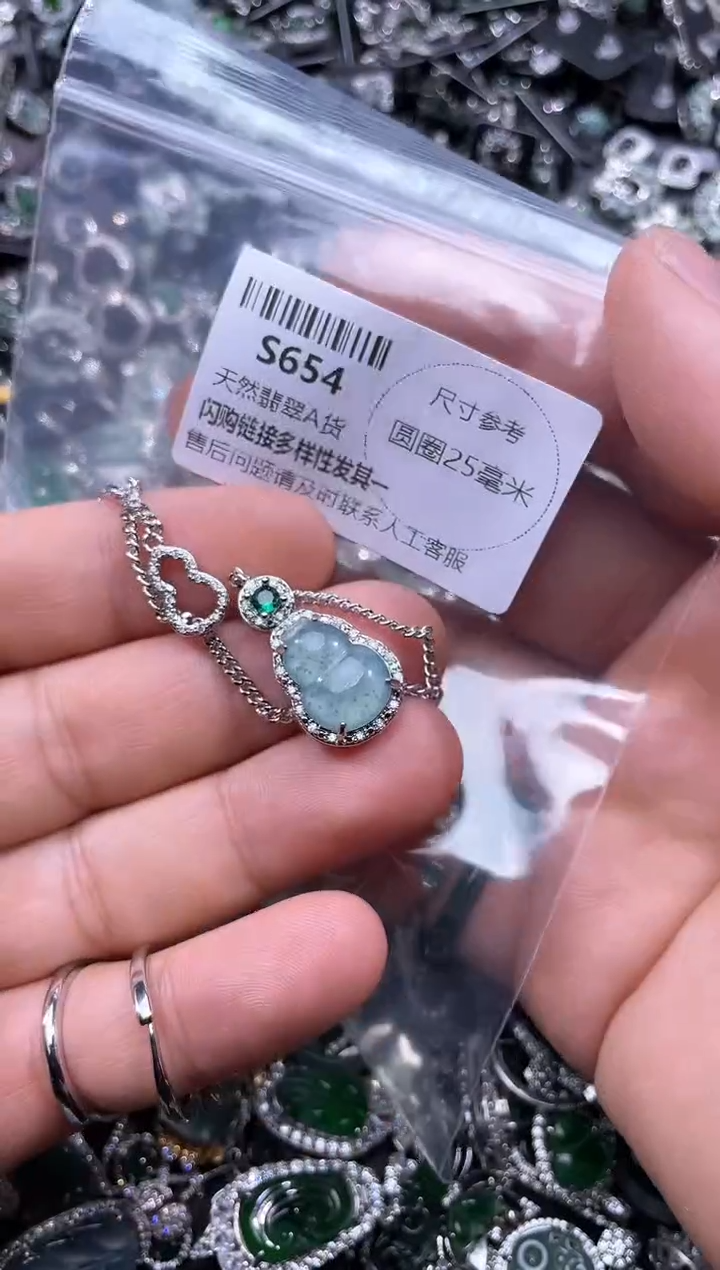 【闪购商品】翡翠颈饰未镶嵌S654项链