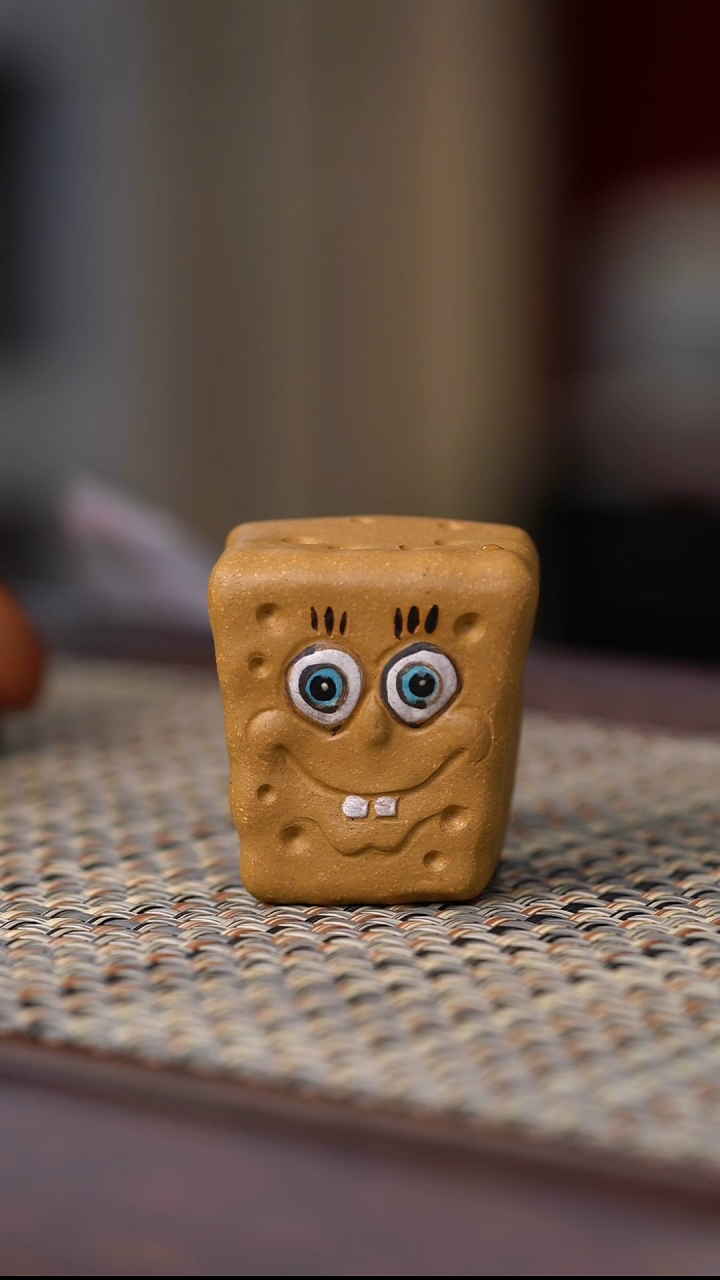 茶壶紫砂原矿茶宠黄金段海绵宝宝