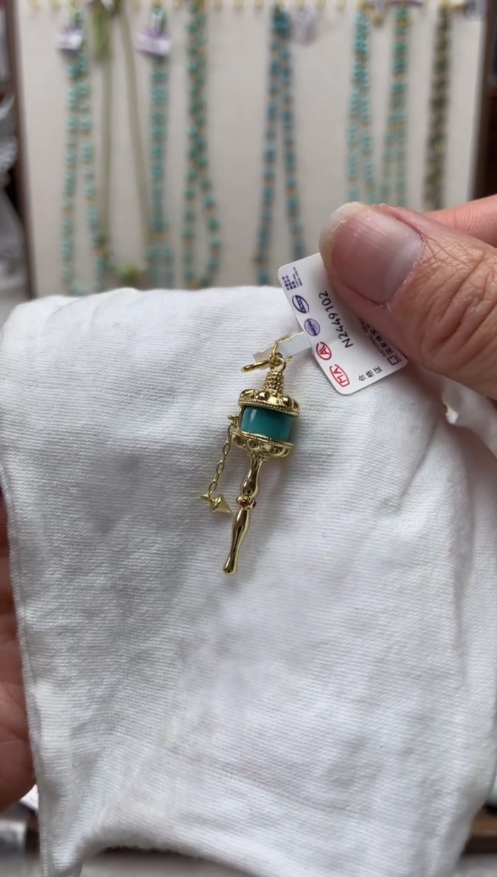 【闪购商品】绿松石珠宝奇石合金126