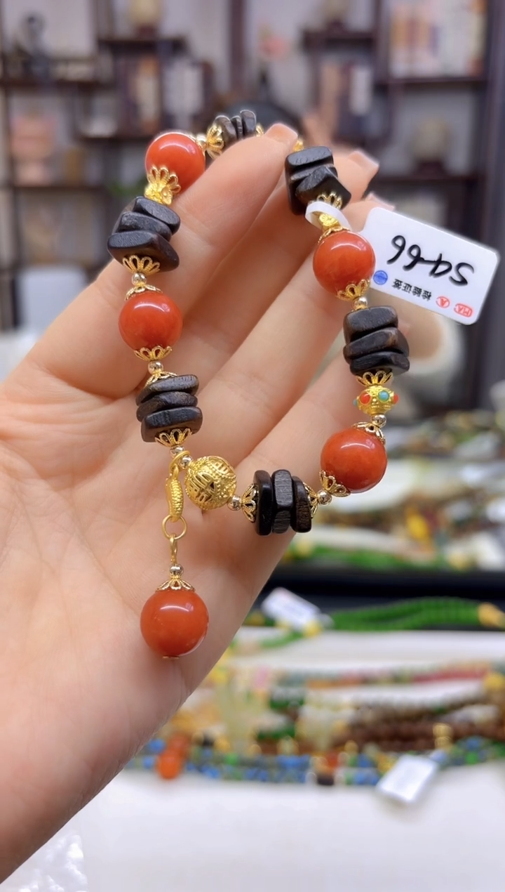 【闪购商品】南红玛瑙手链未镶嵌S466