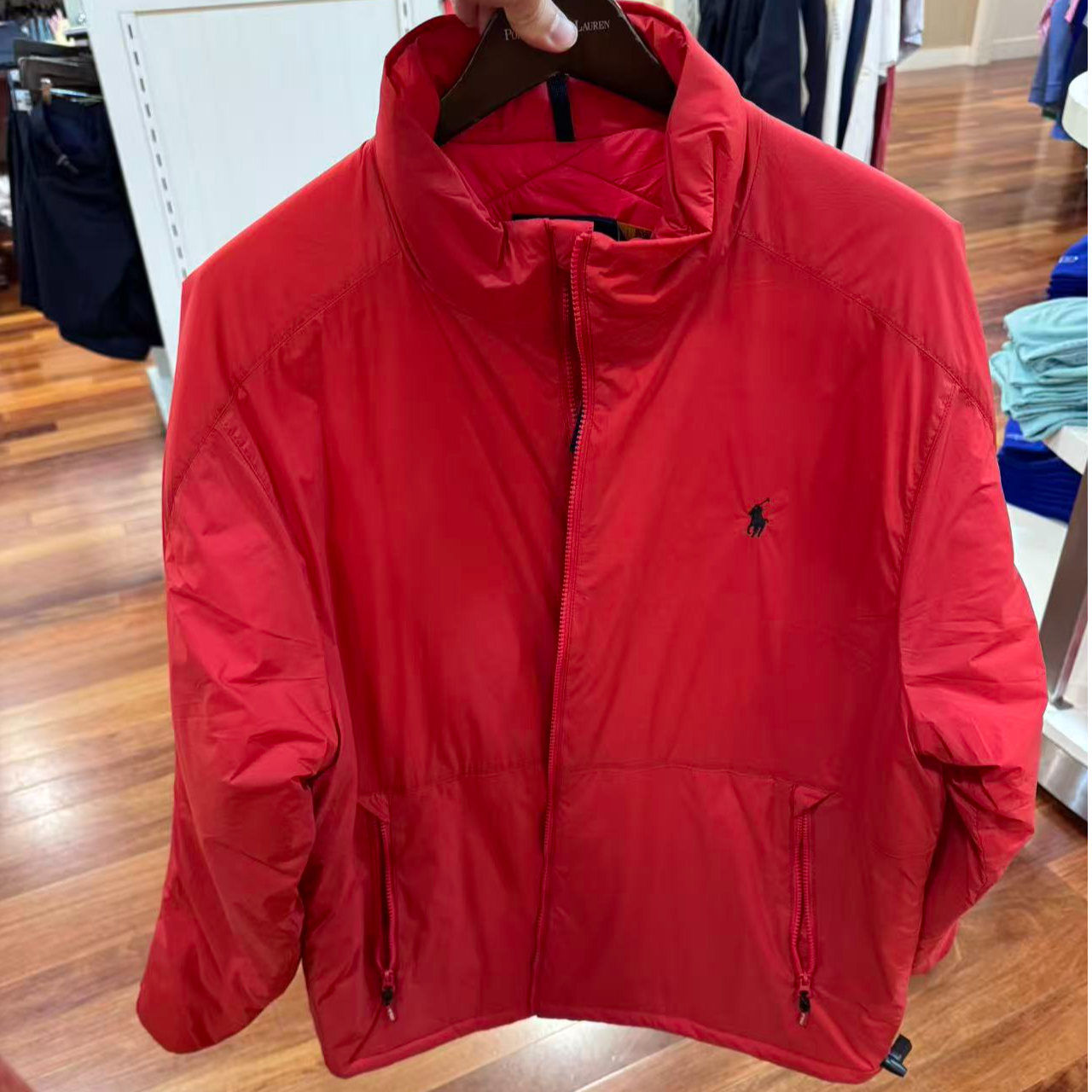 Ralph Lauren/拉夫劳伦男士防泼水棉服XXL码（适合200左右）