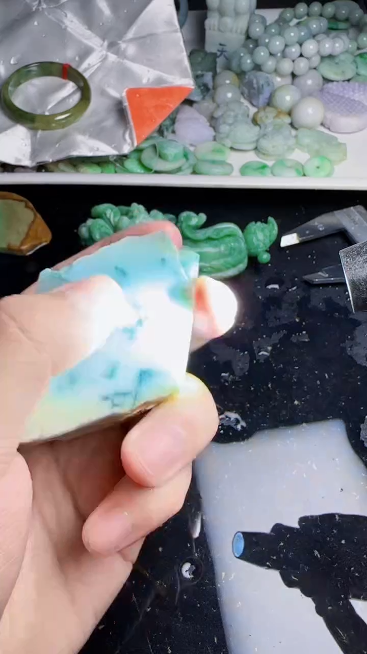 颈饰未镶嵌翡翠炊****长209