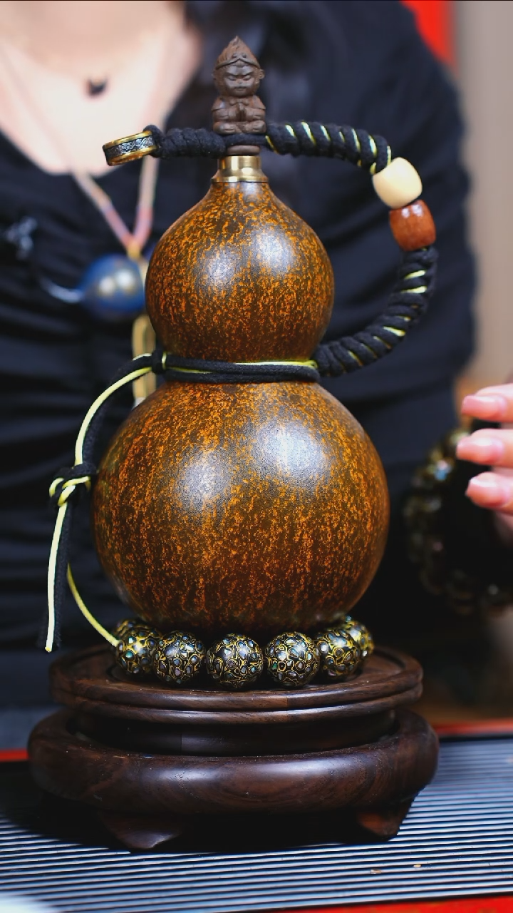 【闪购商品】JJ015迎元宵臻选大漆酒葫芦