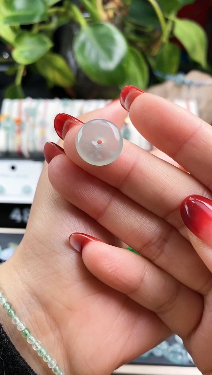 【闪购商品】翡翠戒指未镶嵌平安扣