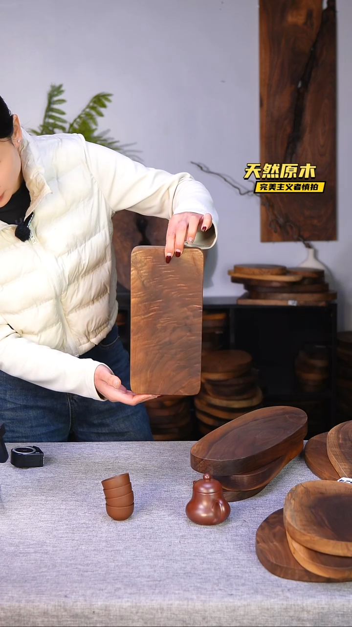 木北美黑胡桃原木.干裂疤结不属于商品质量问题完美主义者慎拍