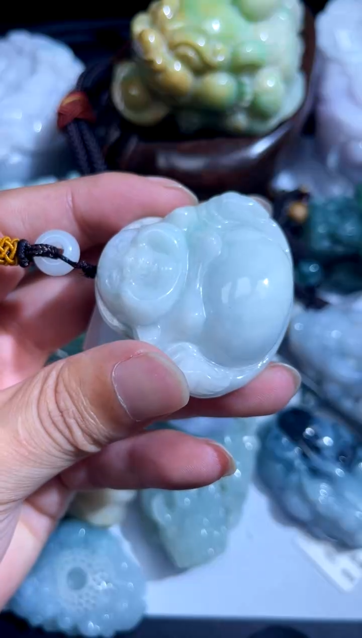 翡翠未镶嵌吊坠(不含链)00000272