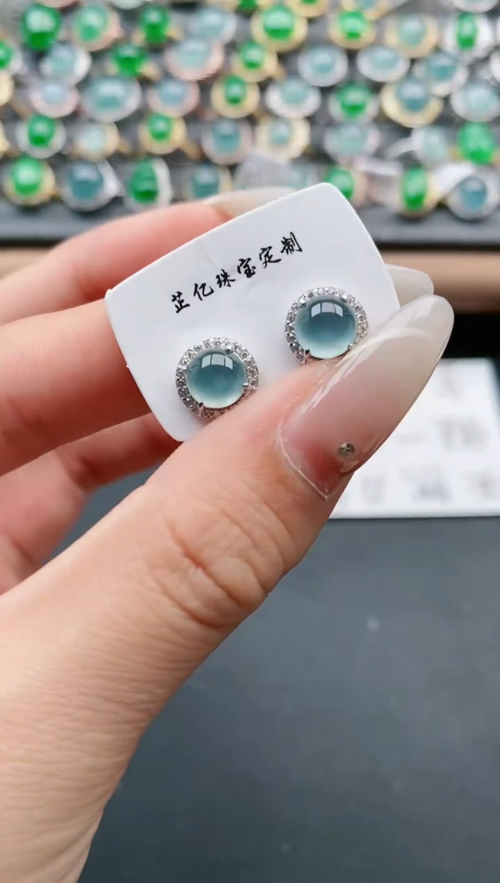【闪购商品】翡翠戒指银S925镶嵌1111111