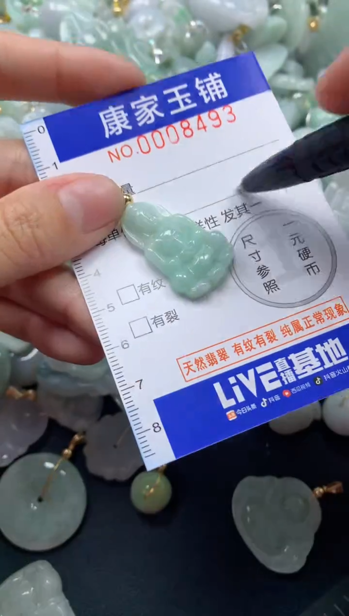 颈饰未镶嵌翡翠8493