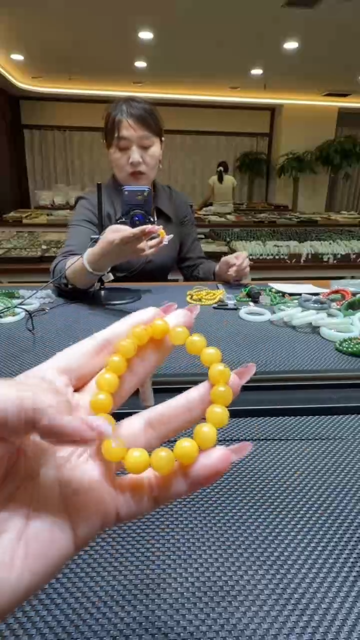 琥珀颈饰未镶嵌手串11mm