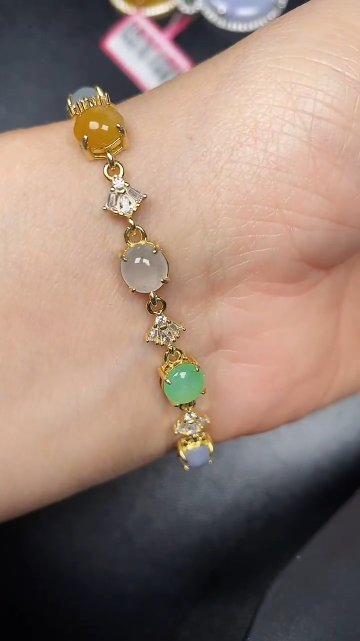 银S925镶嵌戒指翡翠3810