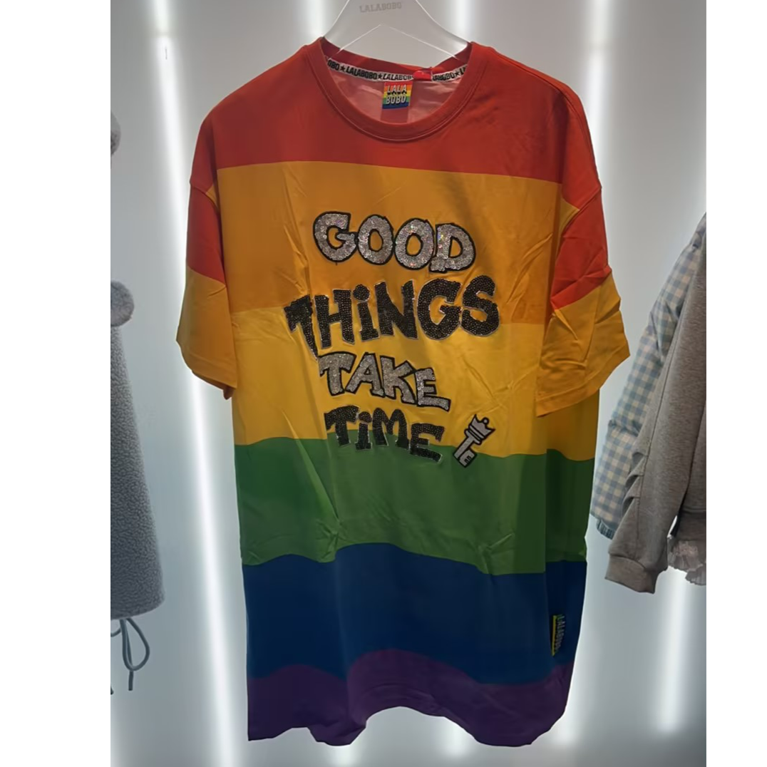 武汉(微瑕不退不换）宽松刺绣短袖T恤女|L20E-WSDT13