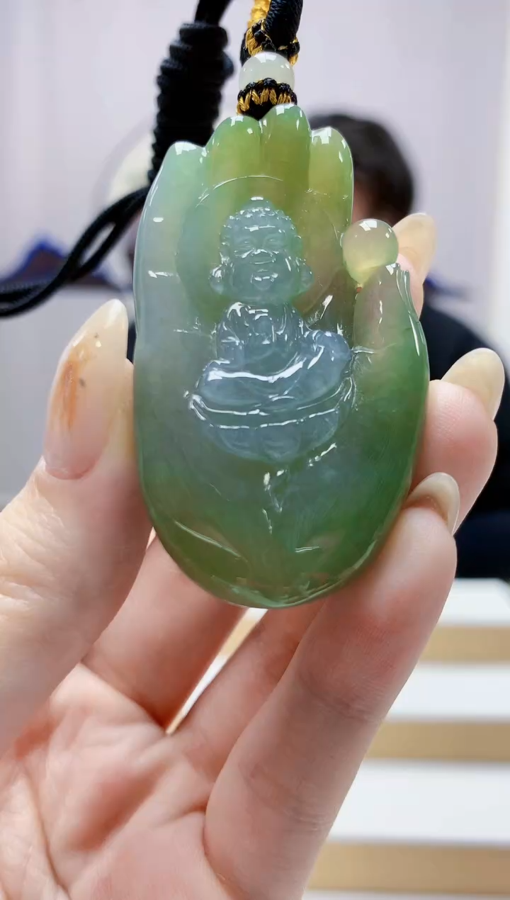 未镶嵌定制翡翠5060jw-毛货挂件138