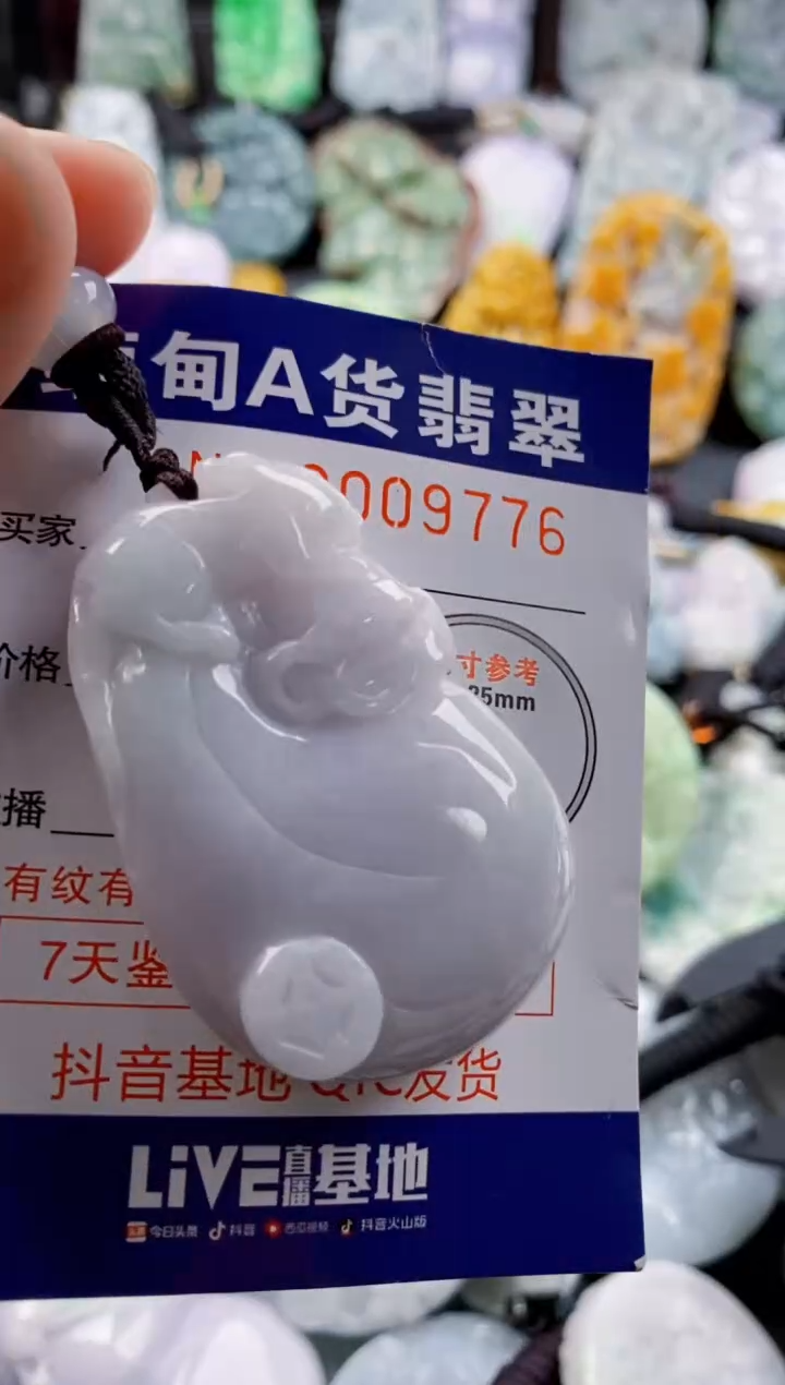 翡翠未镶嵌吊坠(不含链)1