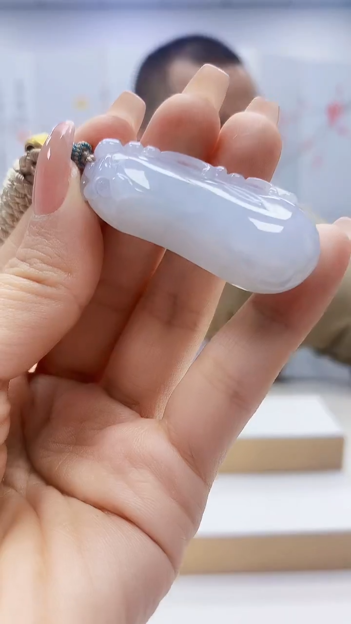 未镶嵌定制翡翠5167ty-毛货挂件90