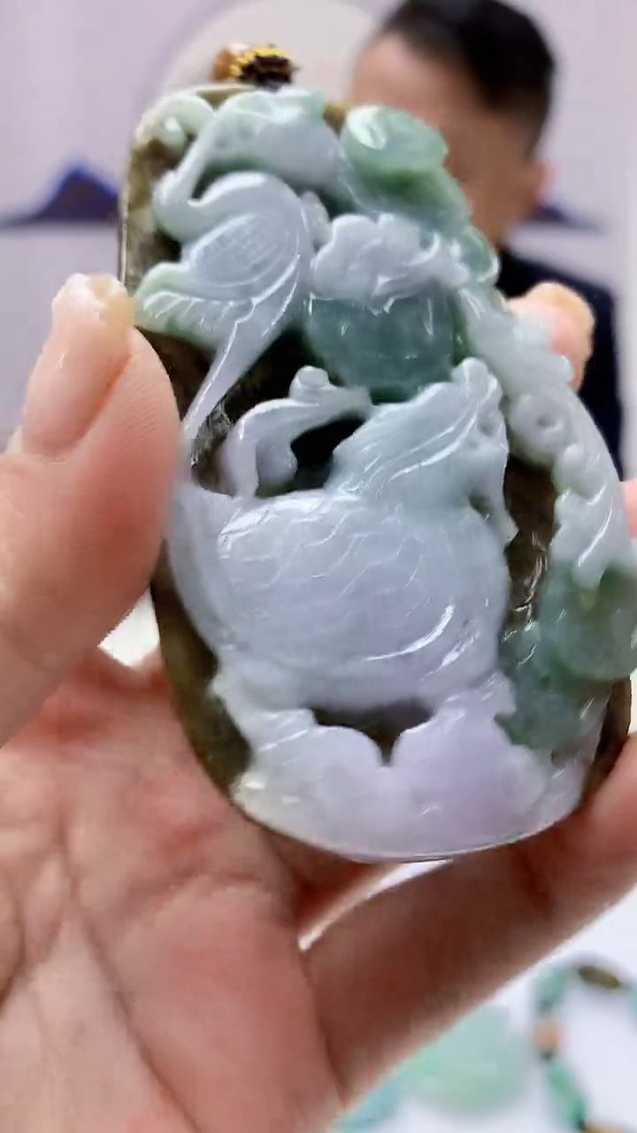 【闪购商品】定制翡翠未镶嵌4969ms-毛货龙龟182