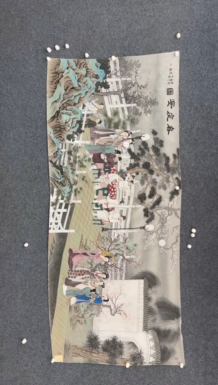 【闪购商品】国画 2.2-冯高翔-绢本人物-041