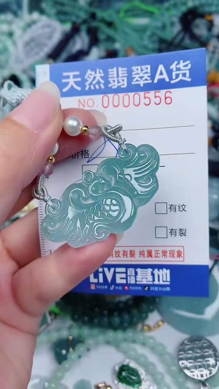 翡翠未镶嵌颈饰00000556